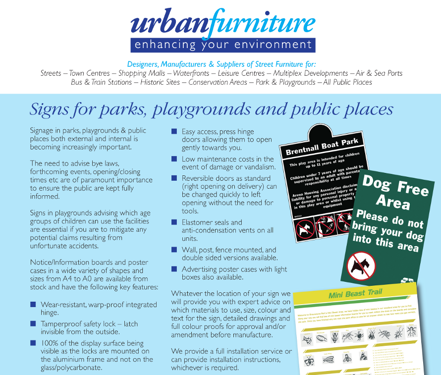 Parksignsfront